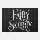 Fairy Security Funny Halloween Costume Theedoek (Horizontaal)