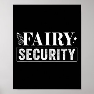 Fairy Security Verjaardag Halloween Poster
