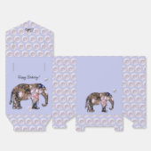 Fairy Seeds Olifant Favor Box Bedankdoosjes (Ongevouwen)