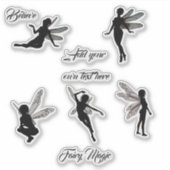 Fairy silhouet stickers (Voorkant)