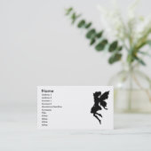 Fairy Silhouette Pose 23 Visitekaartje (Staand voorkant)