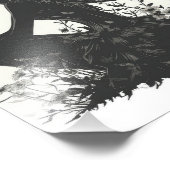 Fairy Silhouette thema Foto Afdruk (Hoek)