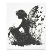 Fairy Silhouette thema Foto Afdruk (Voorkant)