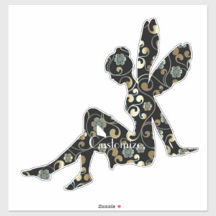 Fairy Silhouette Thunder_Cove Sticker