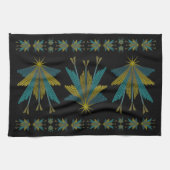 Fairy Stars Black Cuisine Serviette (Horizontal)