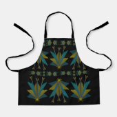 Fairy Stars Black Small Apron Schort (Voorkant)