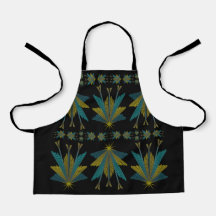 Fairy Stars Black Small Apron