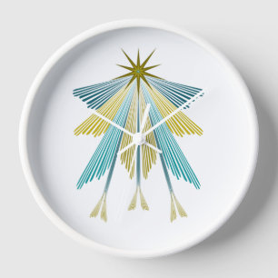 Fairy Stars Klok met houtsnip