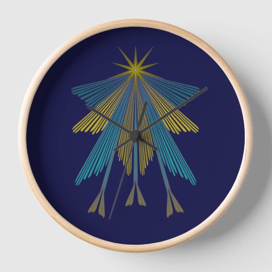 Fairy Stars Marine Bois encadré Horloge (Recto)