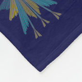 Fairy Stars Medium Navy Fleece Blanket (Hoek)