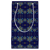 Fairy Stars Navy Small Gift Bag Klein Cadeauzakje (Voorkant)