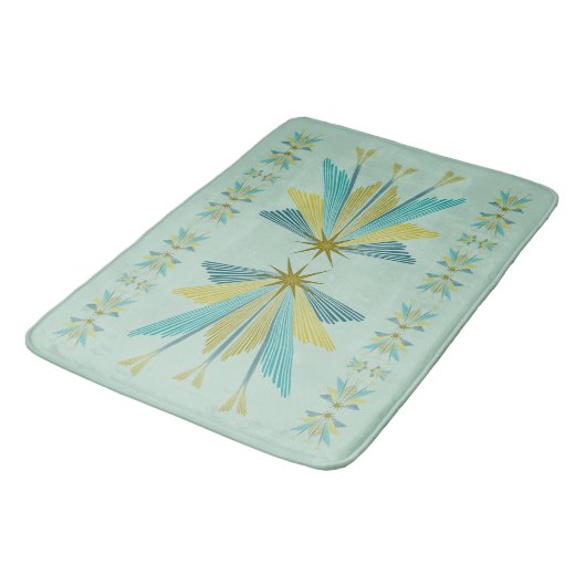 Fairy Stars Pistachio Bath Mat (Gekanteld)
