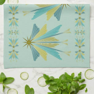 Fairy Stars Pistachio Kitchen Towel Theedoek