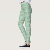 Fairy Stars Pistachio Leggings (Gauche)