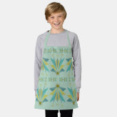 Fairy Stars Pistachio Small Apron Schort (Gedragen)