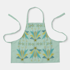 Fairy Stars Pistachio Small Apron Schort