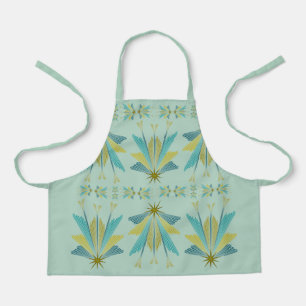 Fairy Stars Pistachio Small Apron Schort