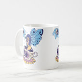 Fairy Sugar Skull Mug Butterfly Tea Pot Witch Magi (Devant gauche)