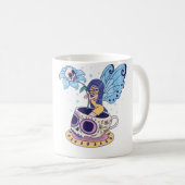 Fairy Sugar Skull Mug Butterfly Tea Pot Witch Magi Koffiemok (Voorkant rechts)