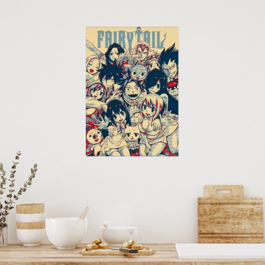 Fairy Tail 24 Poster (Keuken)
