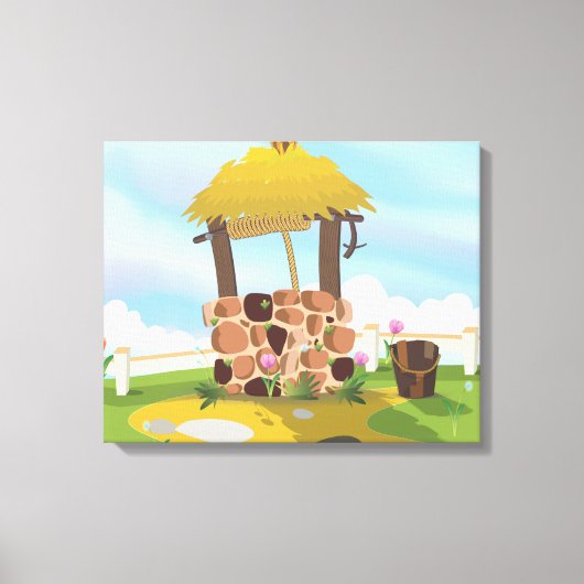 Fairy Tail Wensput Canvas Afdruk (Voorkant)