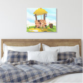 Fairy Tail Wensput Canvas Afdruk (Insitu (Slaapkamer))