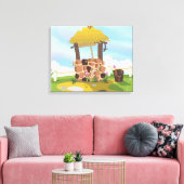 Fairy Tail Wensput Canvas Afdruk (Insitu (Woonkamer))