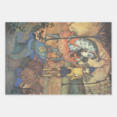  Fairy Tale, A Brave Knight and Dragon Inpakpapier Vel (Voorkant 3)