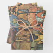  Fairy Tale, A Brave Knight and Dragon Inpakpapier Vel (In situ)