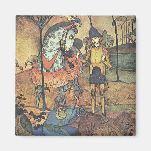  Fairy Tale, A Brave Knight and Dragon Magneet