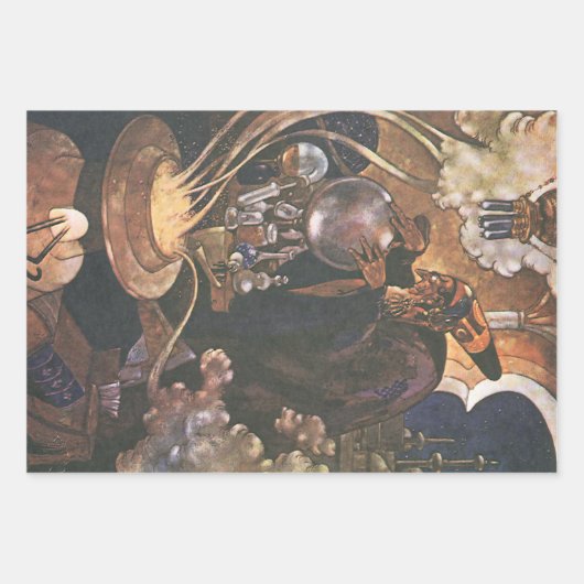 Fairy Tale, Aladdin en de Magic Lamp Inpakpapier Vel (Voorkant 3)