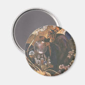  Fairy Tale, Aladdin en de Magic Lamp Magneet (Voorkant / Achterkant)