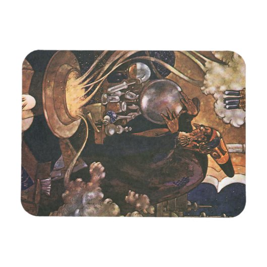  Fairy Tale, Aladdin en de Magic Lamp Magneet (Horizontaal)