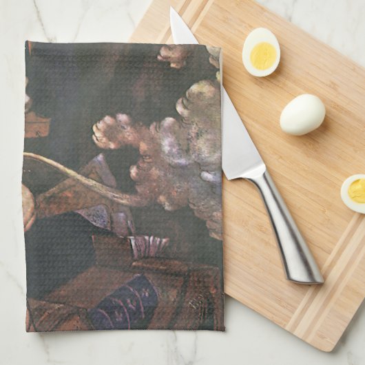 Fairy Tale, Aladdin en de Magic Lamp Theedoek (Quarter Fold)