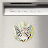 Fairy Tale Baby Girl with Wings Magnet (In Situ (Lave-vaisselle))