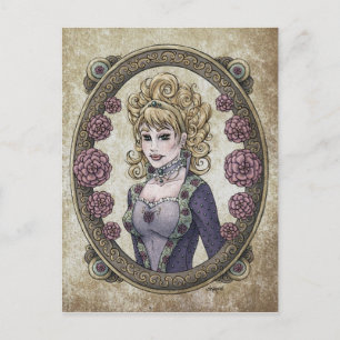 Fairy Tale "Beauté" Imaginaire Art Carte postale #