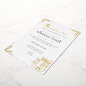 Fairy Tale Book ThMED Baby shower Folie Uitnodiging (Gedraaid)