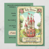 Fairy Tale Castle Baby Shower Invitation (Devant / Derrière)