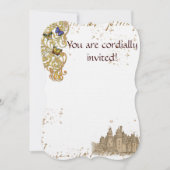 Fairy Tale Castle Invitation Save The Date (Voorkant)