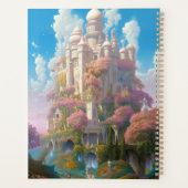 Fairy Tale Castle Rose White Gold Imaginaire Art (Dos)