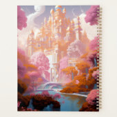 Fairy Tale Castle Rose White Gold Imaginaire Art (Dos)