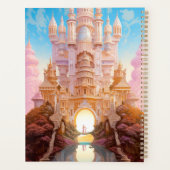 Fairy Tale Castle Rose White Gold Imaginaire Art (Dos)