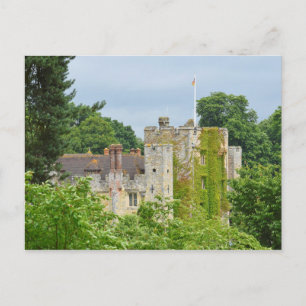 Fairy Tale Castle Verborgen in het bos Briefkaart