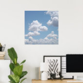 Fairy Tale Clouds Poster (Thuiskantoor)