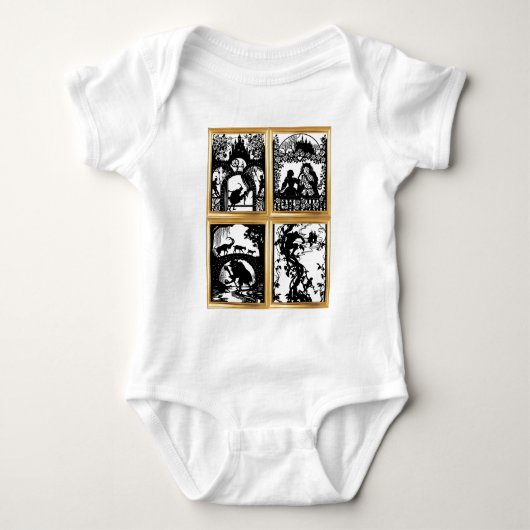 Fairy Tale Collectie Baby Bodysuit (Voorkant)