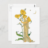  Fairy Tale, Evening Primrose, Walter Crane Briefkaart (Voorkant / Achterkant)