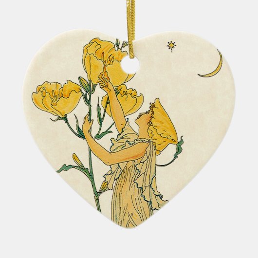 Fairy Tale, Evening Primrose, Walter Crane Keramisch Ornament (Voorkant)