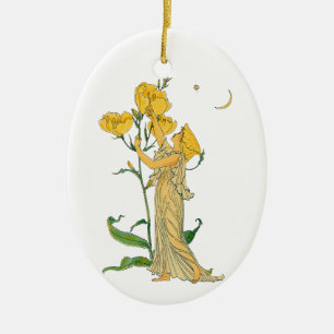  Fairy Tale, Evening Primrose, Walter Crane Keramisch Ornament