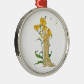  Fairy Tale, Evening Primrose, Walter Crane Metalen Ornament (Rechts)