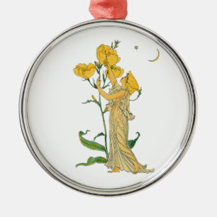 Fairy Tale, Evening Primrose, Walter Crane Metalen Ornament